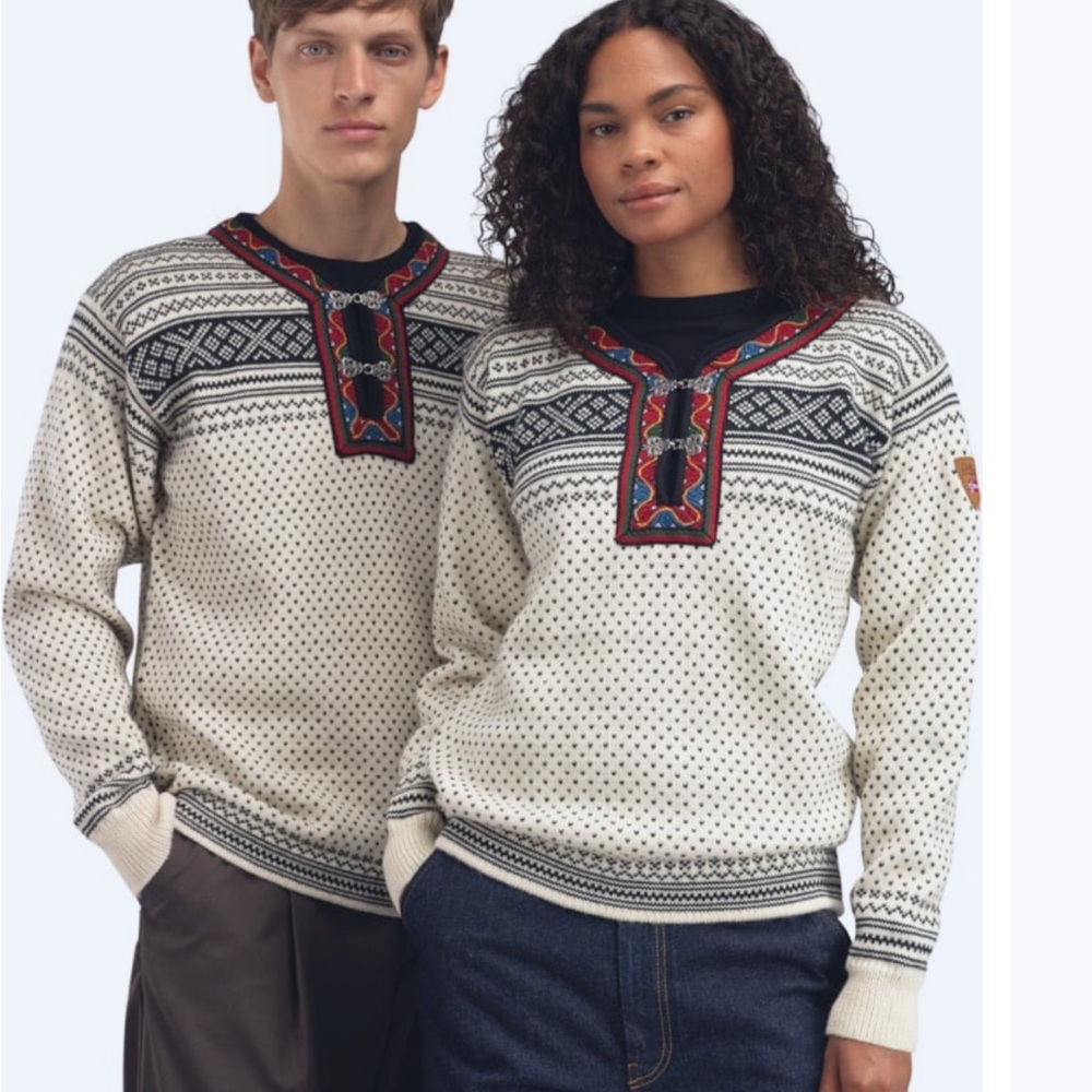 Dale Of Norway Setesdal Lusekofte Sweater 100% Norwegian Wool - Picture 4 of 12